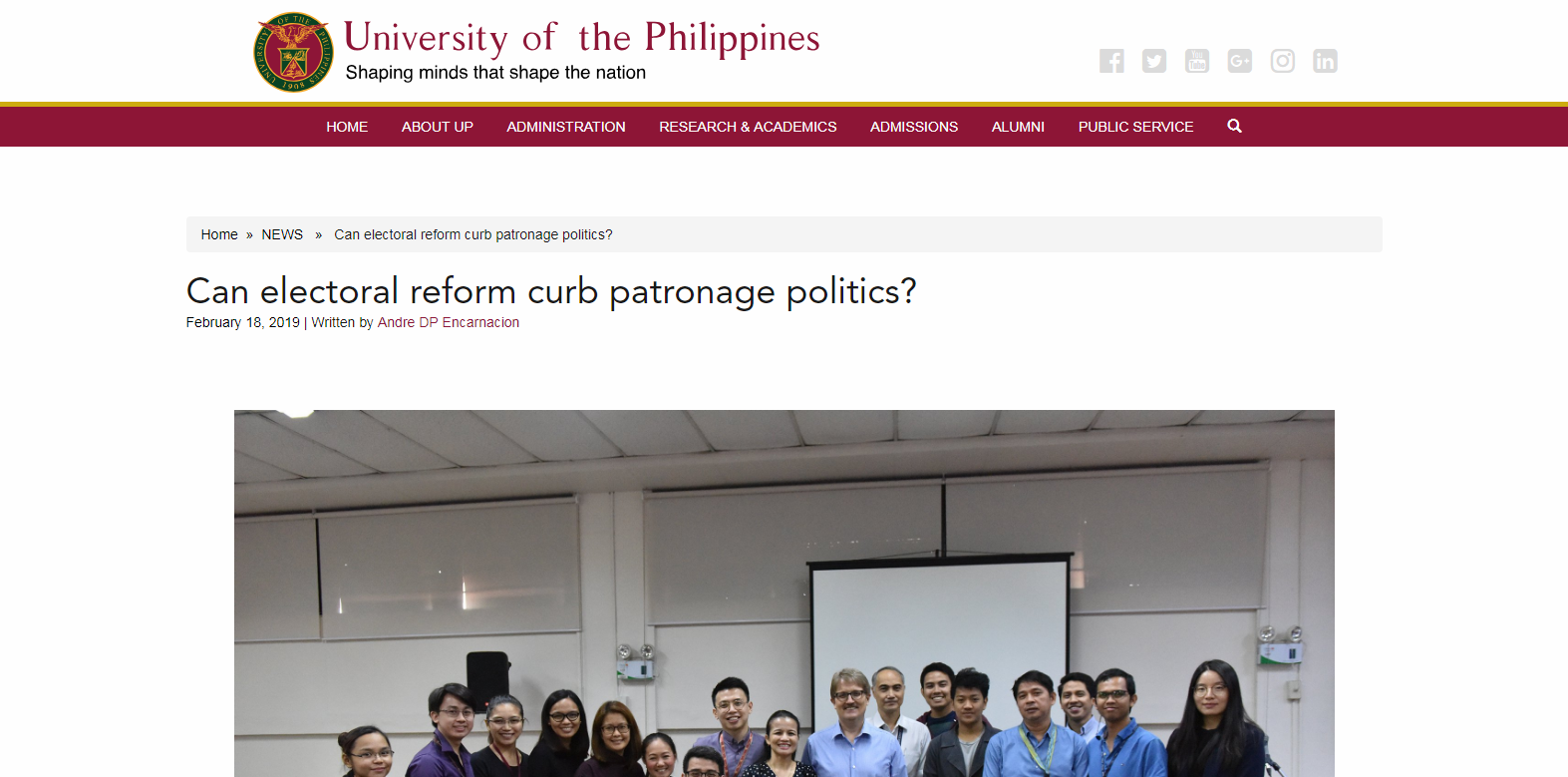 Can electoral reform curb patronage politics?