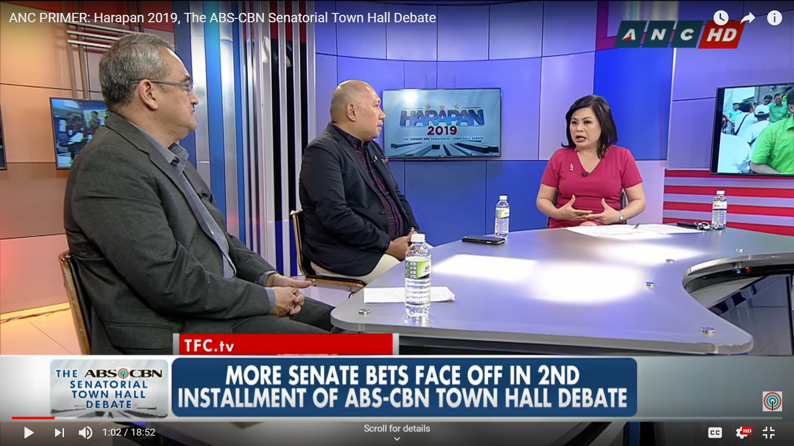 Pre-debate discussion of ANC's #Harapan2019