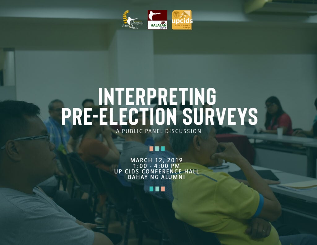 Interpreting Pre-Election Surveys: A Public Panel Discussion