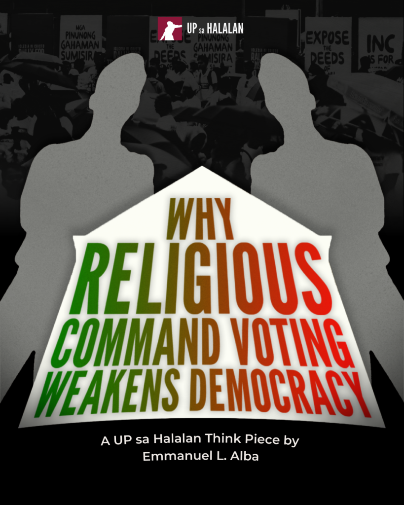 Why Religious Command Voting Weakens Democracy by Emmanuel L. Alba